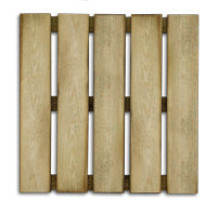 Confezione 4 Pz Mattonella Zigrinata 50X50 7 List. Sp Mm 28 Sl