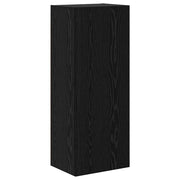 Mobile TV a parete dal design moderno con vano contenitore multifunzionale 40,5 x 30 x 102 cm legno composito nero 02_0052803