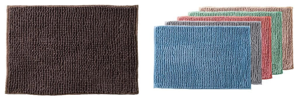 Tappeto da bagno in tessuto morbido 60 x 90 cm 6 Colori