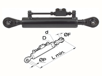 Braccio 3 punto idraulico Cermag trattori FIAT lunghezza 410-760 mm - 50748