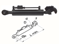 Braccio 3 punto idraulico Cermag trattori FIAT lunghezza 410-760 mm - 50937
