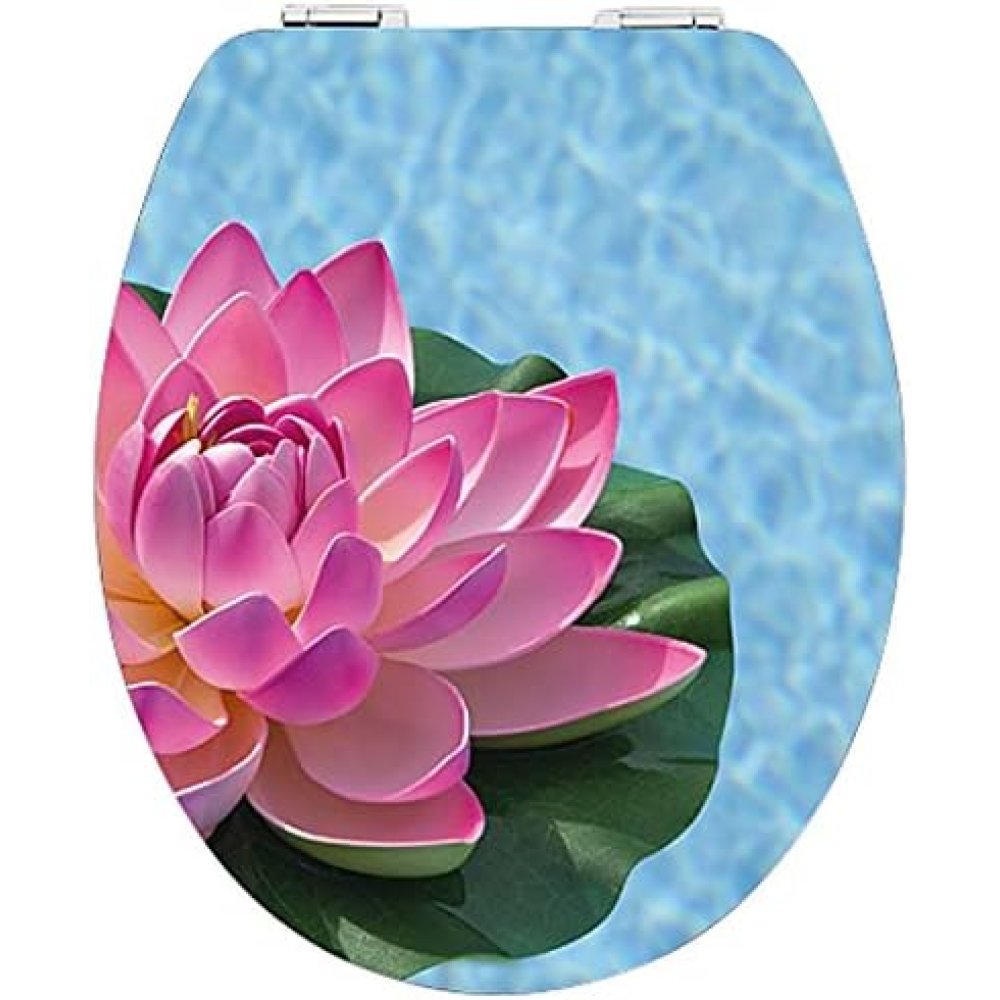 Diaqua, sedile copri-wc con chiusura ammortizzata, in 100% mdf/f