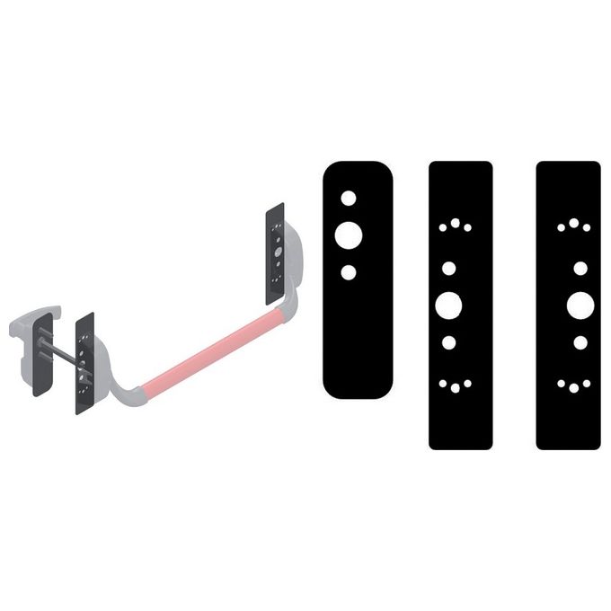 Iseo 94100655 Kit Placche Per Antipanico