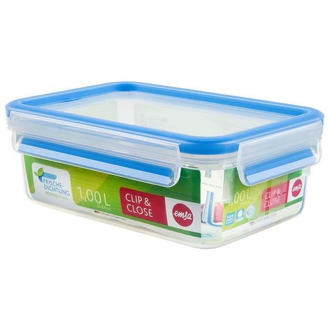 EMSA 508540 recipiente per cibo Rettangolare Scatola 1 L Trasparente 6 pz