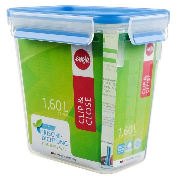 EMSA 508543 recipiente per cibo Rettangolare Scatola 1,5 L Trasparente 6 pz