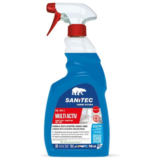 Sanitec CF6MULTI ACTIV BAGNO DISINFETTANTE