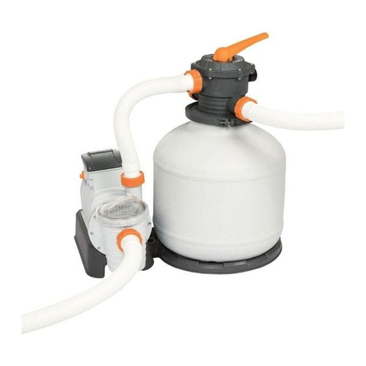 Bestway 58486 Flowclear Pompa di Filtraggio a Sabbia Per Piscine Fuori Terra, Portata 11.355 Lt-H