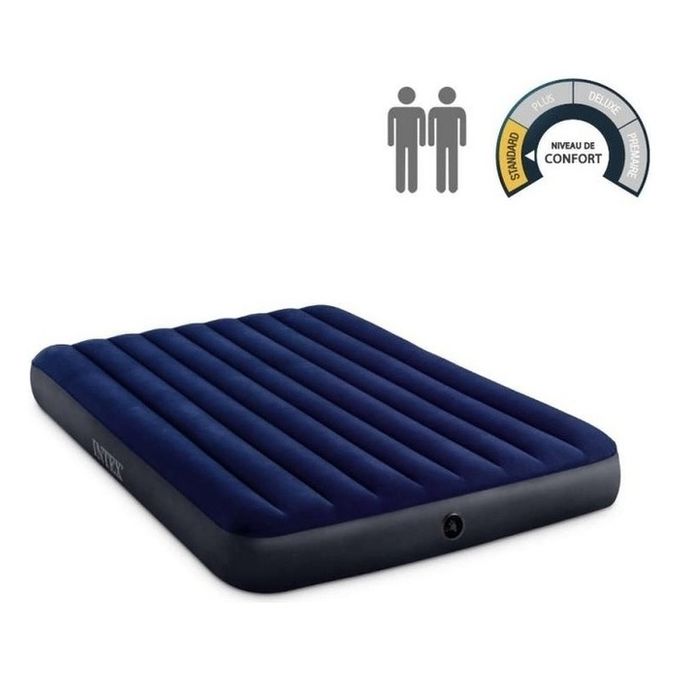 Intex DuraBeam Classic Downy Queen Materasso Matrimoniale 152x203x25cm con Tecnologia Fiber Tech