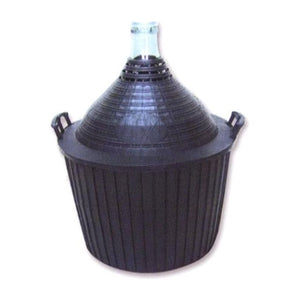 Damigiana Bocca Stretta Rivestimento Plastica 54 Litri