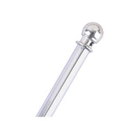 Xtra Bris Bris Tondo Placcato Nichel Lucido 8x80-100cm 2 Pezzi