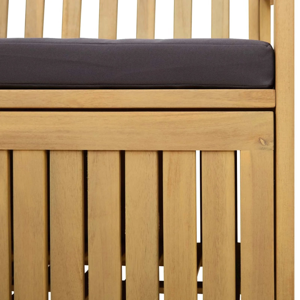 Panchina con contenitore con cuscino con porta 170 x 63 x 84 cm 42026796