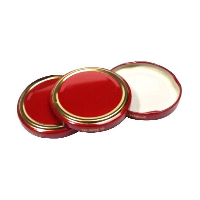 Sud Capsule Tappo Twist-Off 43mm con Flip Basso 100 Pezzi