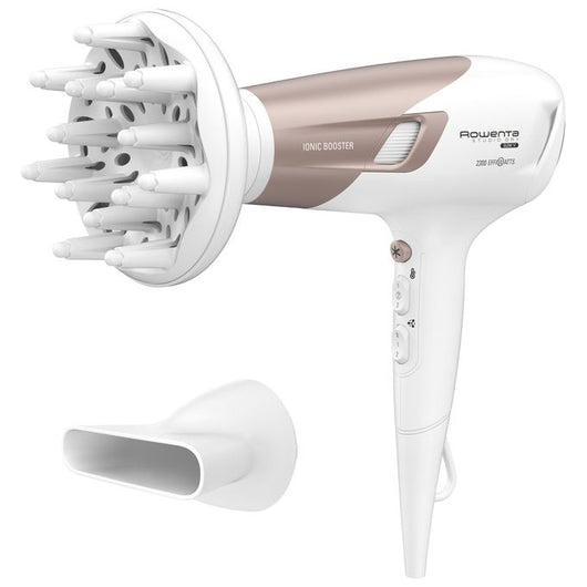 Rowenta Studio Dry CV5830 asciuga capelli 2300 W Beige, Bianco