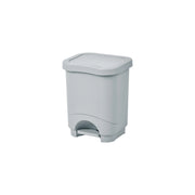 PATTUMIERA A PEDALE 'IDEA' Lt. 8 - grigio chiaro  - TONTARELLI