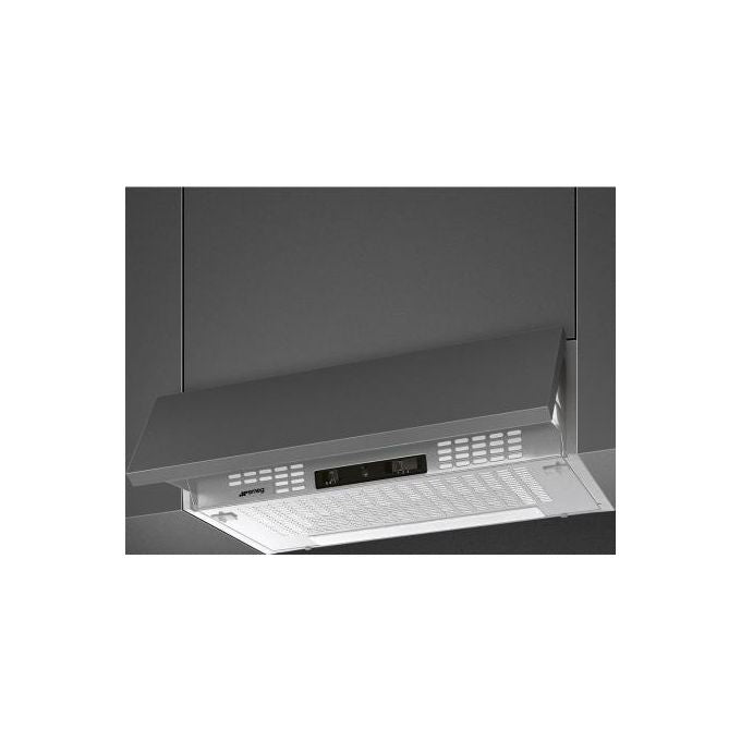 Smeg KSEIR62SE2 cappa aspirante Semintegrato (semincassato) Argento 225 m³/h D