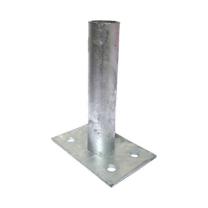 Ferrobulloni Piastra Tubolinea Classic 48Cm 15X10Cm Zincata