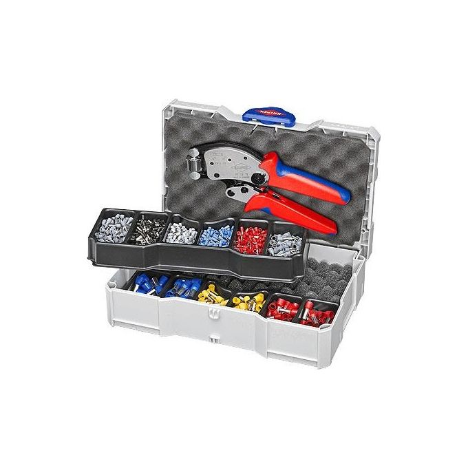 Knipex 97 90 13 pinza crimpatrice Set di utensili/attrezzi Multicolore