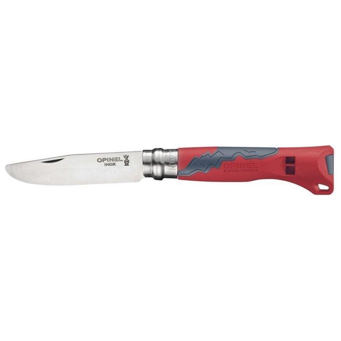Opinel N°07 Camper/scout Rosso