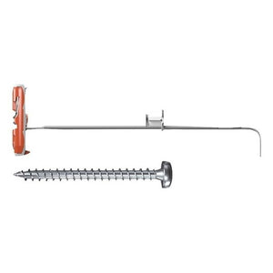 Fischer DUOTEC 10 S PH 25 pz Kit di gancio a vite e tasselli a muro 50 mm
