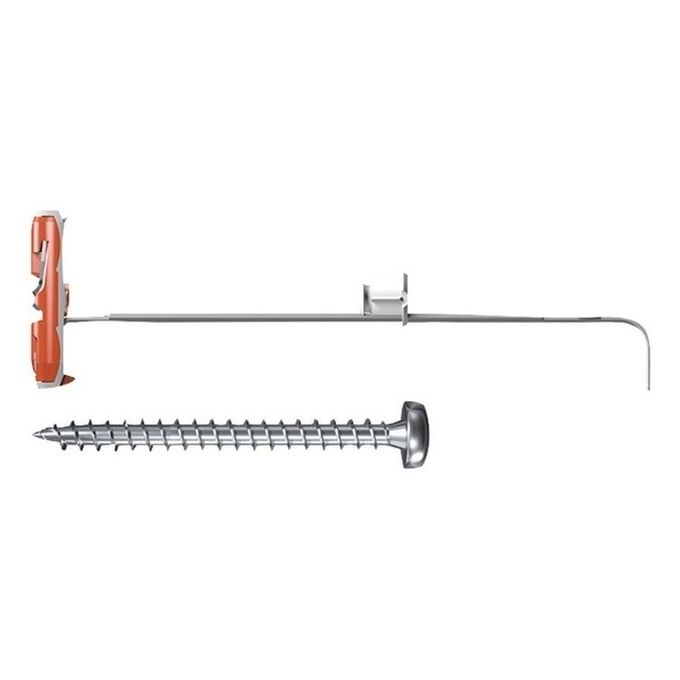 Fischer DUOTEC 10 S PH 25 pz Kit di gancio a vite e tasselli a muro 50 mm