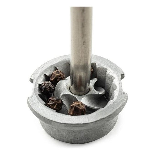 Peugeot Fidji Macinapepe Nero, Acciaio inossidabile