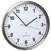 TFA-Dostmann 60.3523.02 wall/table clock Parete Quartz clock Rotondo Argento, Bianco