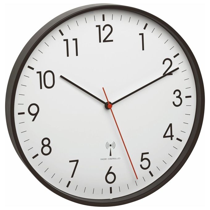 TFA-Dostmann 60.3537.01 wall/table clock Parete Quartz clock Rotondo Nero