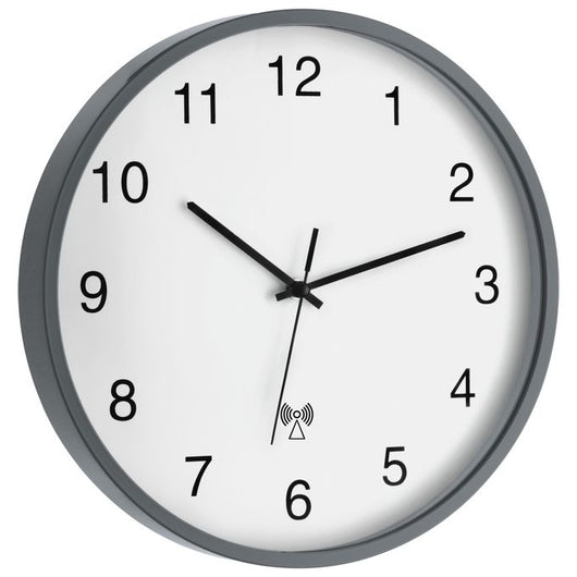 TFA-Dostmann 60.3511.10 orologio da parete e da tavolo Rotondo Grigio, Bianco