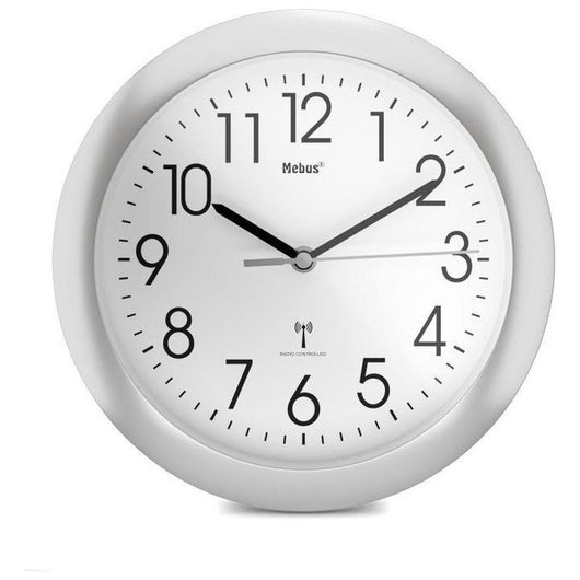 Mebus 52451 orologio da parete e da tavolo Orologio digitale Rotondo Bianco