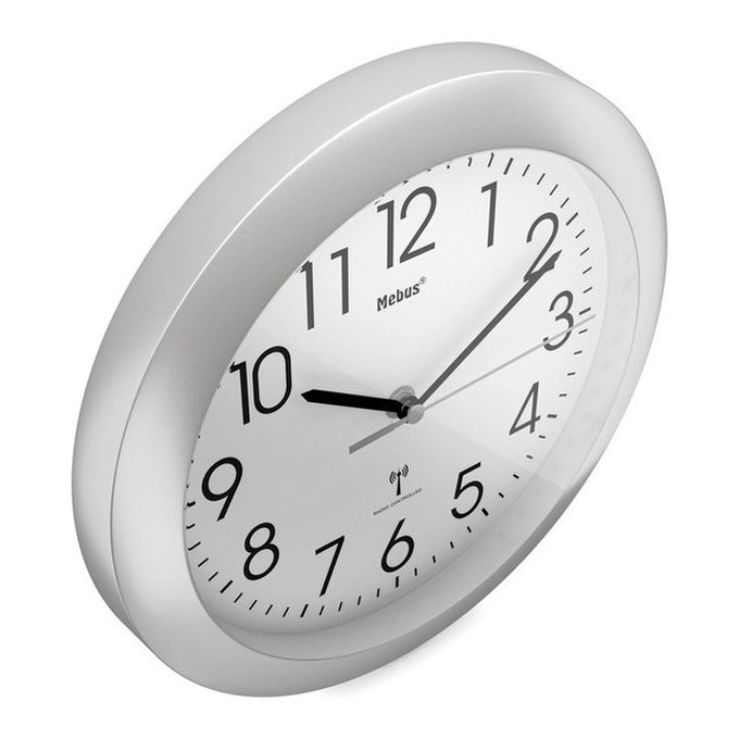 Mebus 52451 orologio da parete e da tavolo Orologio digitale Rotondo Bianco