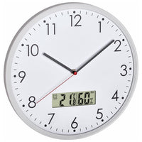 TFA-Dostmann 60.3048.02 wall/table clock Parete Digital clock Rotondo Bianco