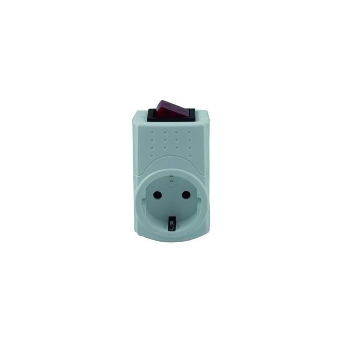 REV 0512085777 adattatore per presa di corrente Tipo F Bianco