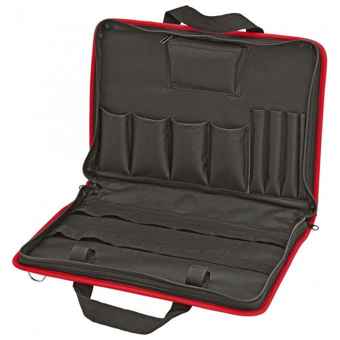 Knipex 00 21 11 LE cassetta per attrezzi Nero, Rosso Poliestere