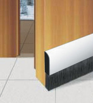 paraporta con spazzola a molla pvc 1 m bianco cod:ferx.19041