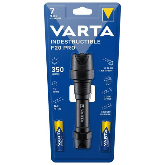 Varta Indestructible F20 Pro with 2AA Batt.