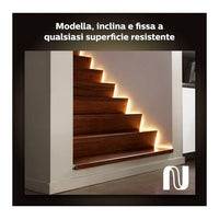 Philips Hue White and Color Ambiance Lightstrip Plus Estensione V4 Striscia 1 m