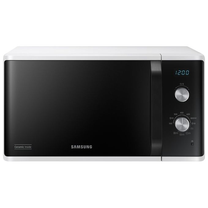 Samsung MG23K3614AW Microonde Grill Capacita' 23 Litri Potenza 800 W Dual Dial Sistema TDS Bianco
