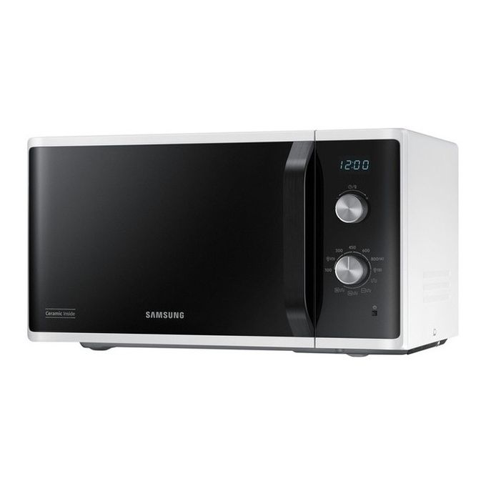 Samsung MG23K3614AW Microonde Grill Capacita' 23 Litri Potenza 800 W Dual Dial Sistema TDS Bianco