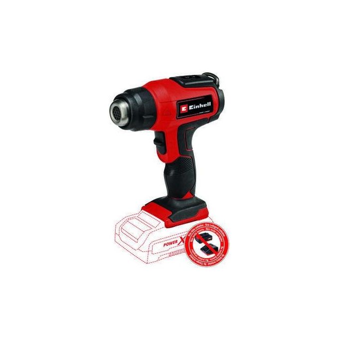 Einhell TE-HA 18 Li Pistola ad aria calda 200 l/min 550 °C Nero, Rosso