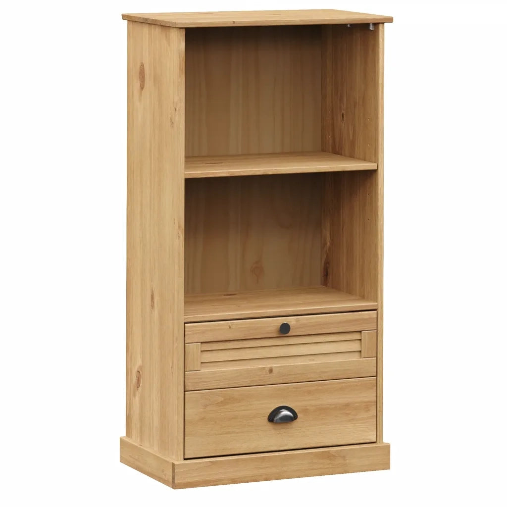 vidaXL Libreria VIGO 60x35x114,5 cm in Legno Massello di Pino