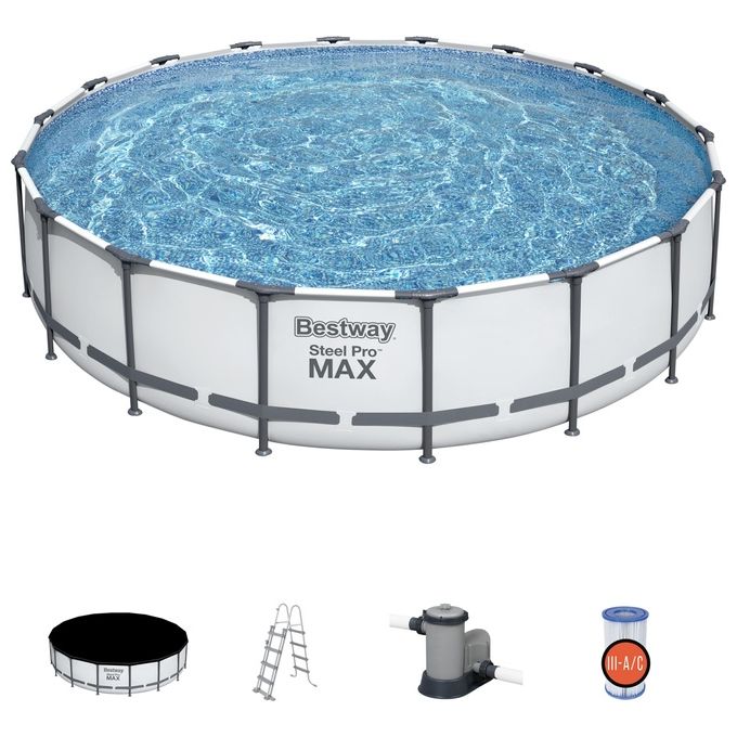 Bestway Steel Pro 56462 piscina fuori terra Piscina con bordi Piscina rotonda 23062 L Blu