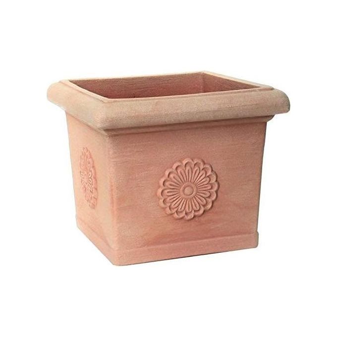 Vaso Quadro C-Rosone Impruneta Cm. 49