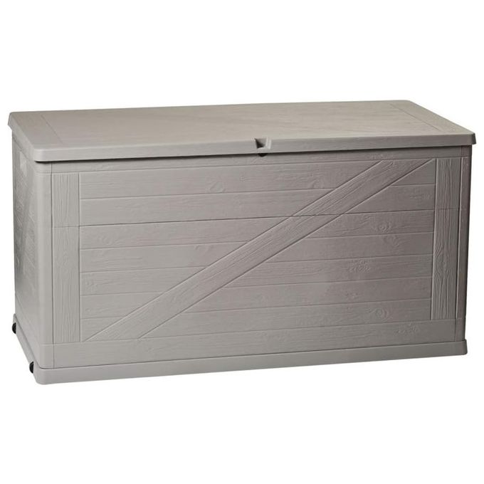 Toomax Baule Multiuso Wood da Esterni 420L rifinitura Effetto Legno cm 120x56x63h Art. 163
