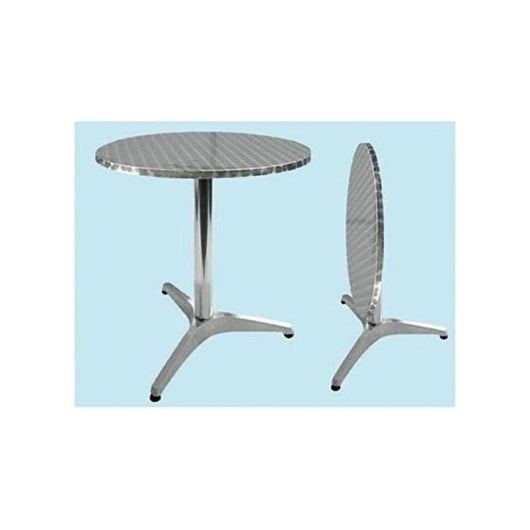 Tavolo Bar Alu Round Reclin. 60Xh70Cm