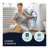 Imetec Scaldasonno Adapto maxi coprimaterasso matrimoniale 195x165 cm, Basso consumo, Riscaldamento rapido, Temperatura personalizzata, Tessuto anallergico trapuntato, Doppio comando, 6 temperature