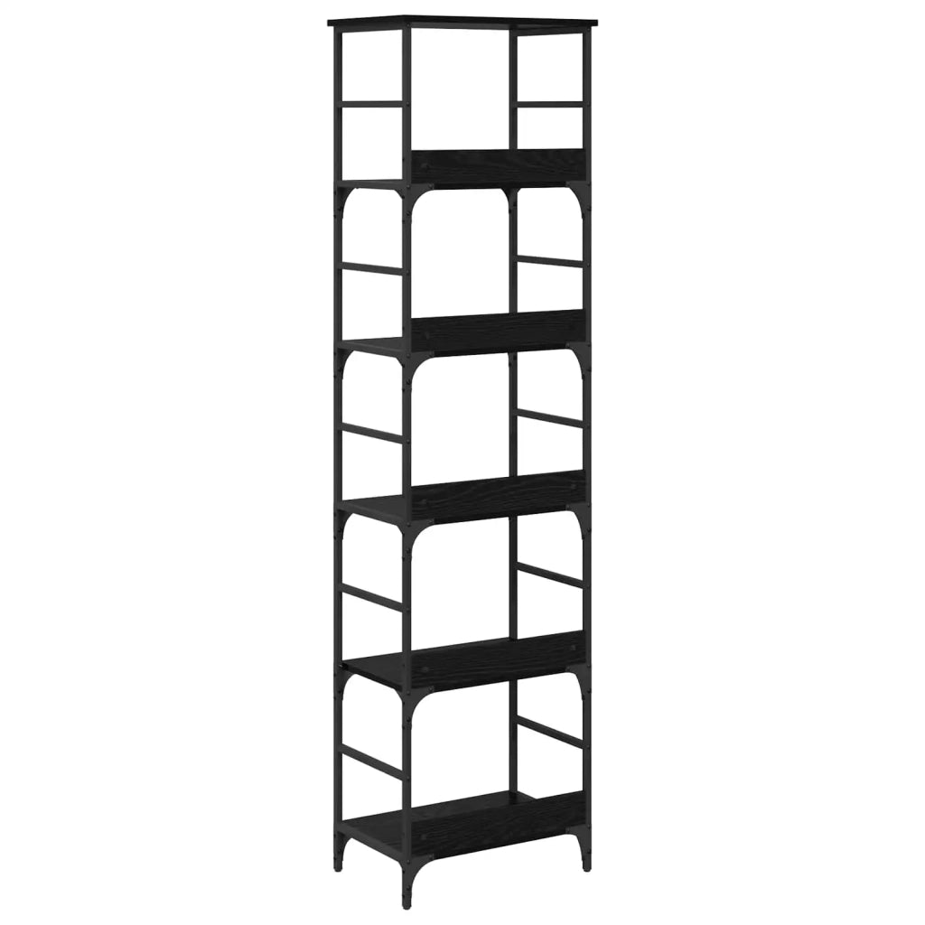 Libreria Rovere Nero 50 x 33 x 188,5 cm Legno multistrato 882759