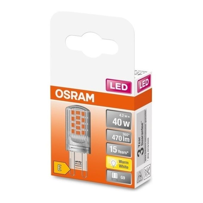 Osram STAR lampada LED Bianco caldo 2700 K 4,2 W G9 E