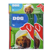 Set 2 Pezzi Guanti per Toeletta per Cani con lozione Senza Risciacquo