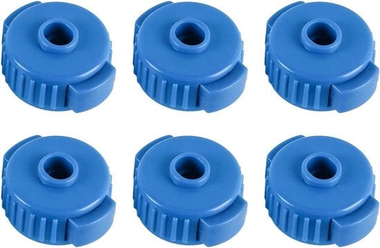 Set di 6 viti rapide per stand per tamburo - Accessori per tamburi - Kit di sostituzione per parti interne - Blu