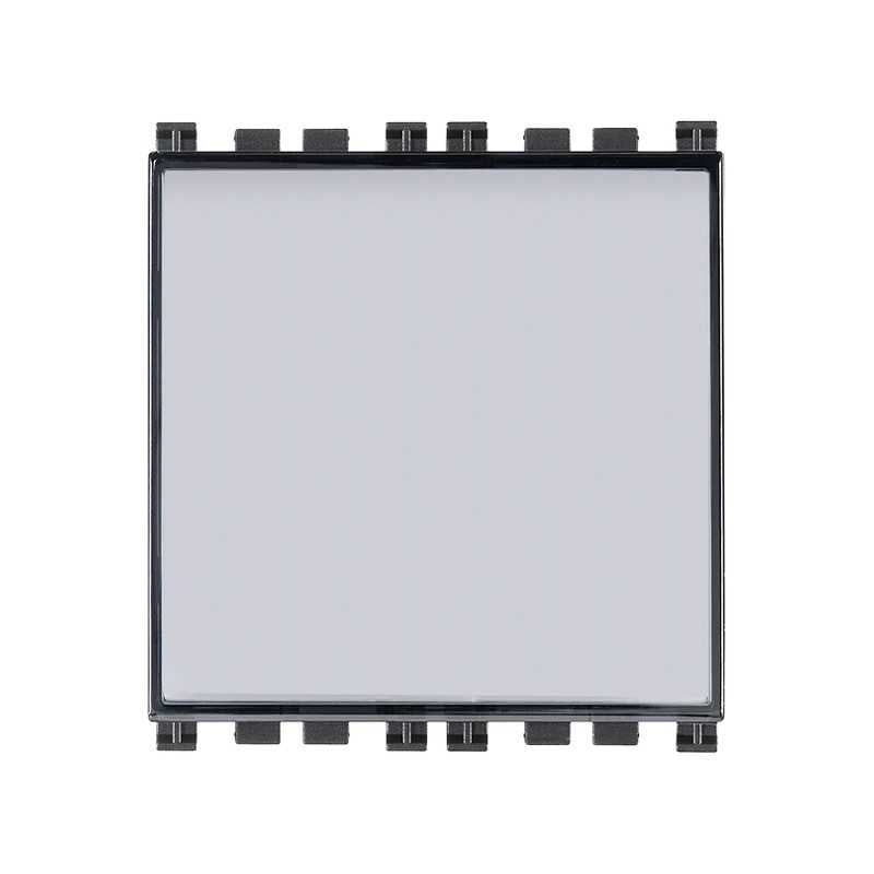 19050 Pulsante a Targhetta Luminosa 1P No 10A Grigio Arkè